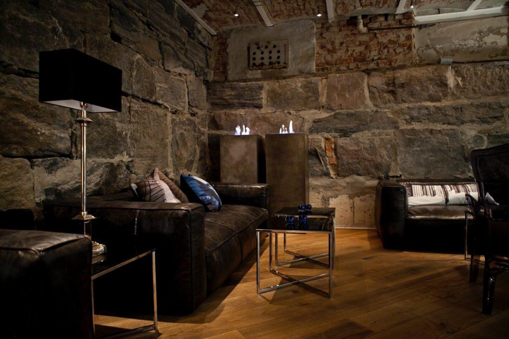 Exposed Stone Interior Walls