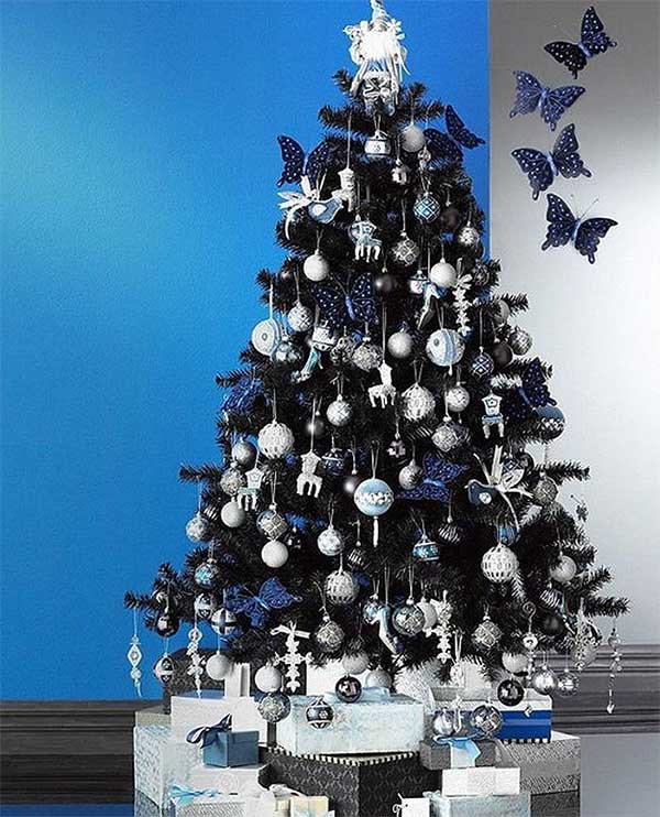 The Black, Sliver, & Blue Butterfly Tree