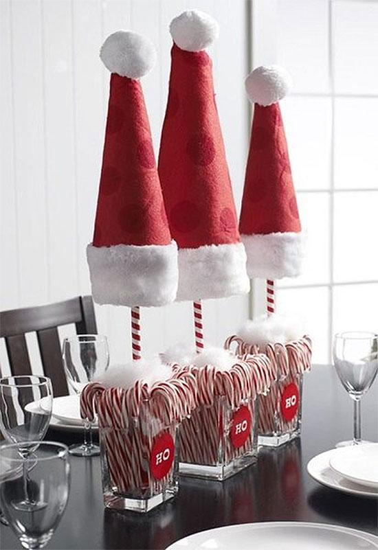 Candy Cane Christmas Table AccentsÂ