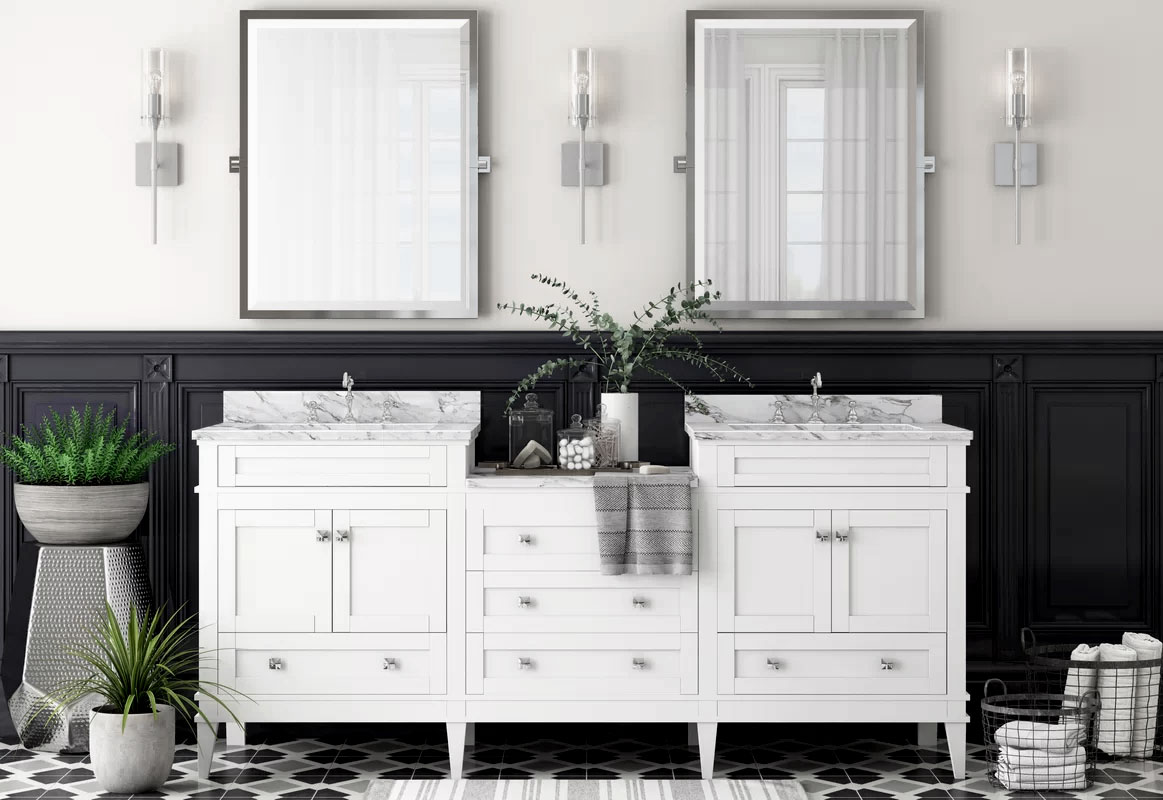 Black & White Bathrooms We Love | Art & Home