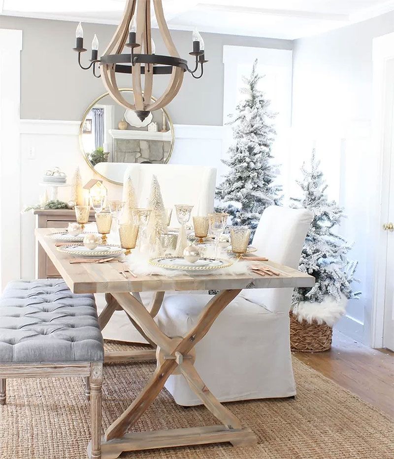 30+ Positively Delightful Christmas Table Settings | Art & Home