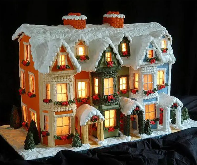 Gingerbread Townhouses