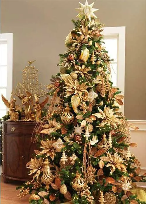 Gold Christmas Tree
