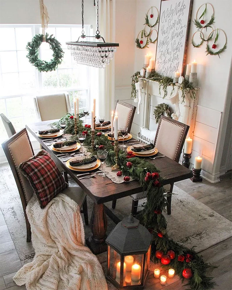 30+ Positively Delightful Christmas Table Settings | Art & Home