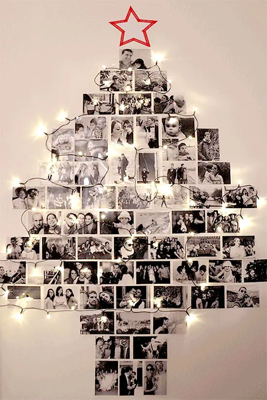 Photo Collage Christmas Tree