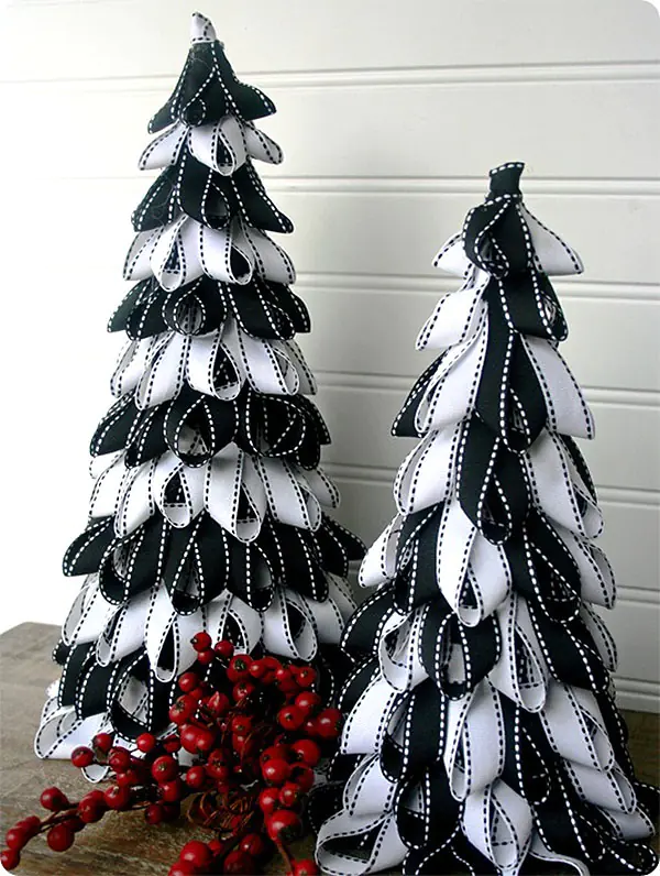 Ribbon DIY Christmas Tree