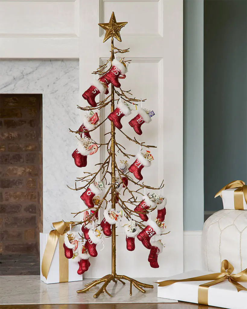 The Santa Boot Advent Calendar Christmas Tree