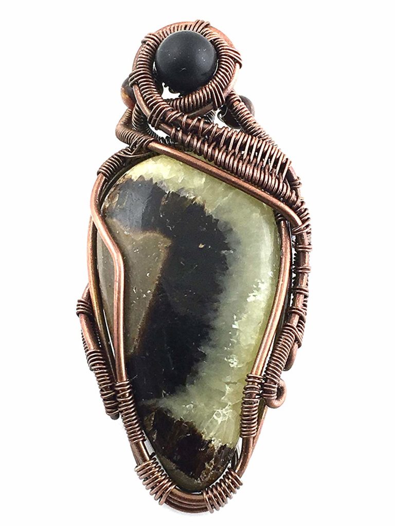 Septarian Stone Pendant Necklace