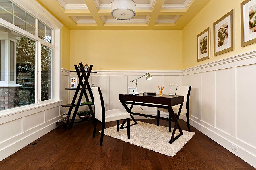 Yellow Home Office Design