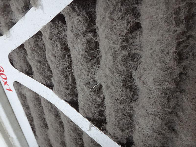 Dirty Furnace Air Filter