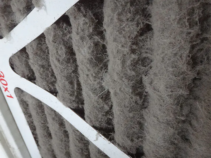 Dirty Furnace Air Filter