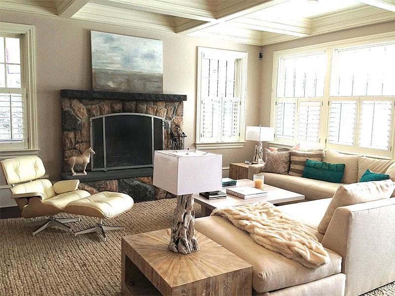 Living Room Layout with Side Tables