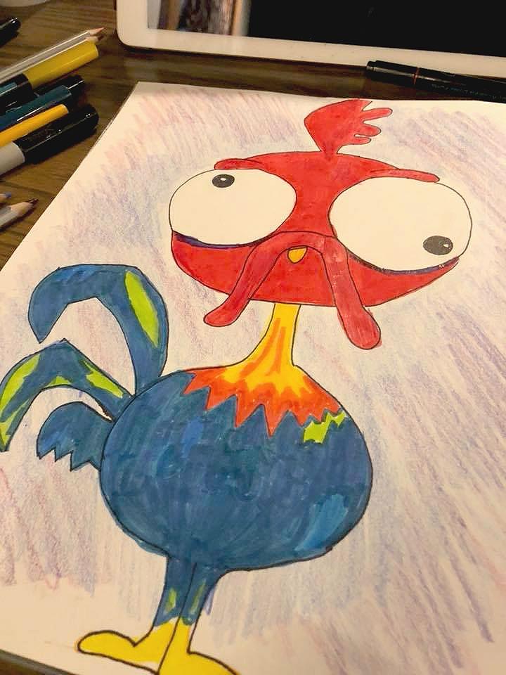 All Cock-Eyed – Sharpie Art by Kemly Verde