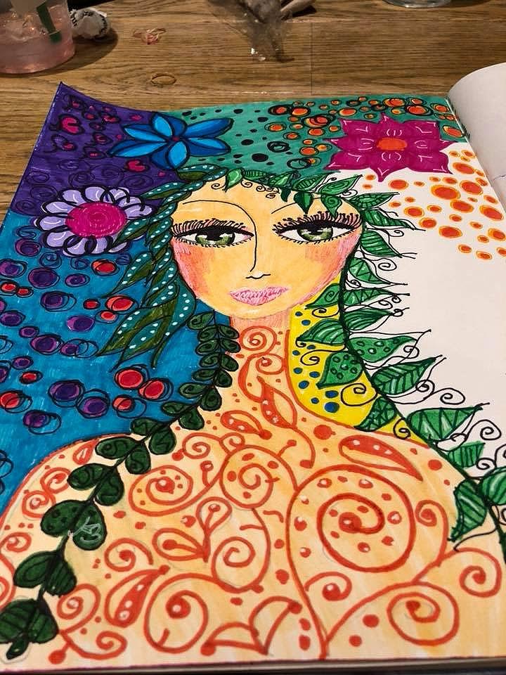 Earth Mamma Jamma – Sharpie Art by Kemly Verde