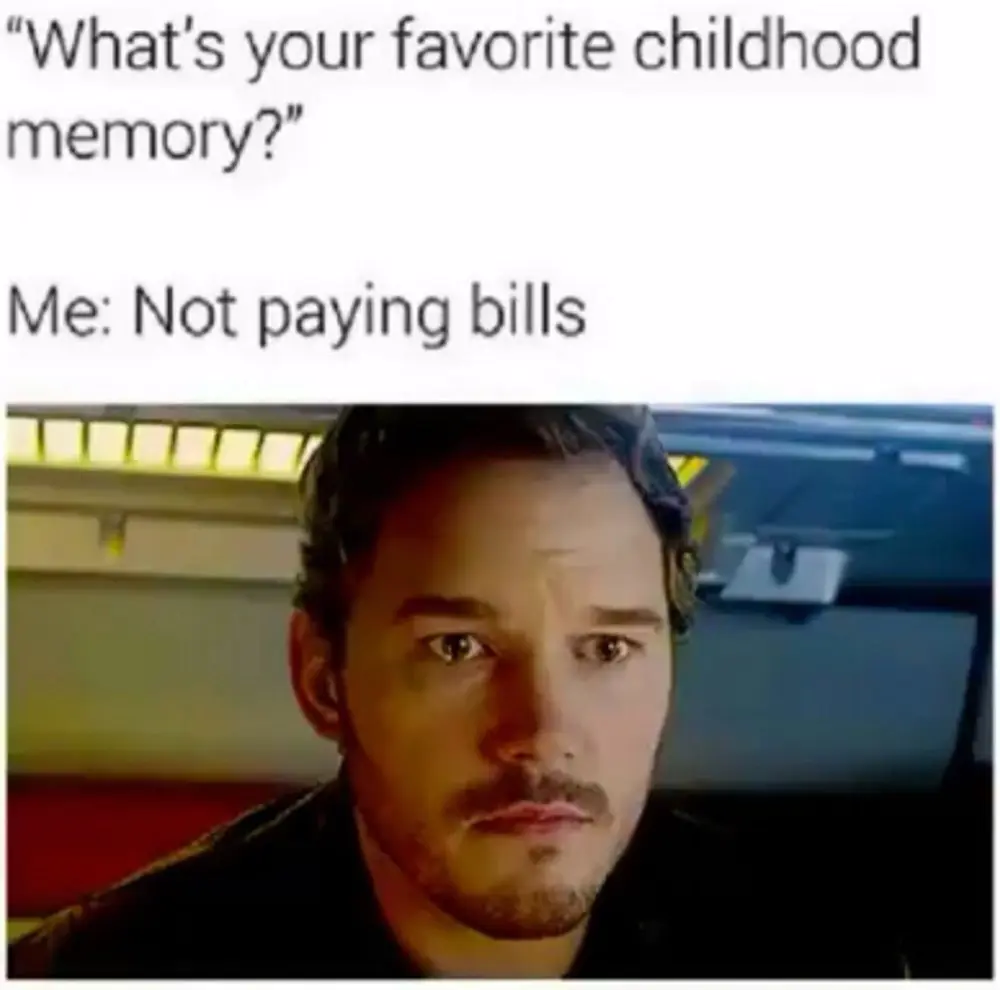 Personal & Home Finance Meme | Favorite Childhood Memory