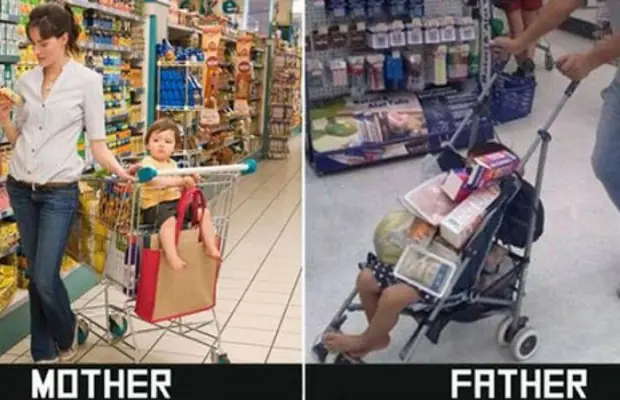 Grocery Shopping Meme | Mom vs Dad Shopping