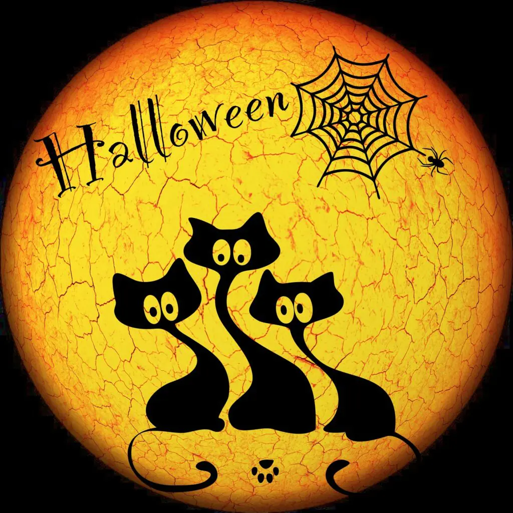 Black Cats Halloween Printable