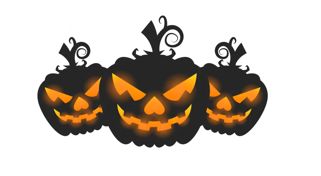 Black Pumpkins Free Halloween Printable Clip Art