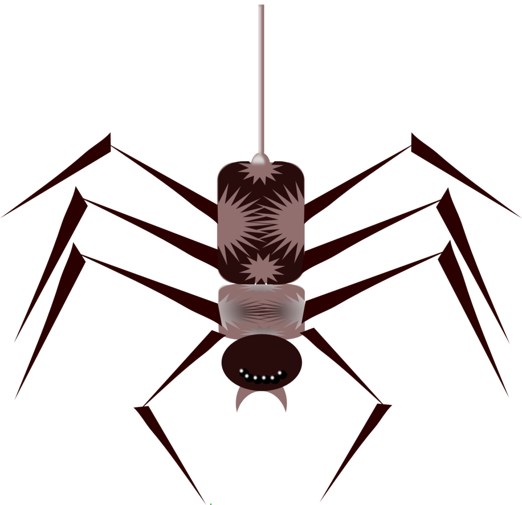 Deco Spider Free Halloween Printable Clip Art