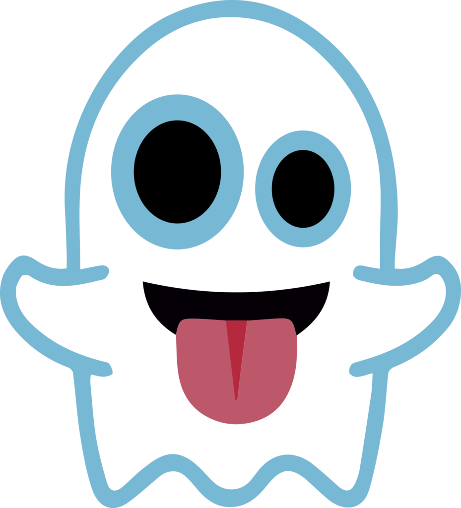 Ghost Halloween Emoji | Halloween Clip Art