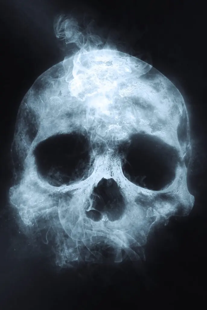 Ghostly Skull | Halloween Art You Can Print