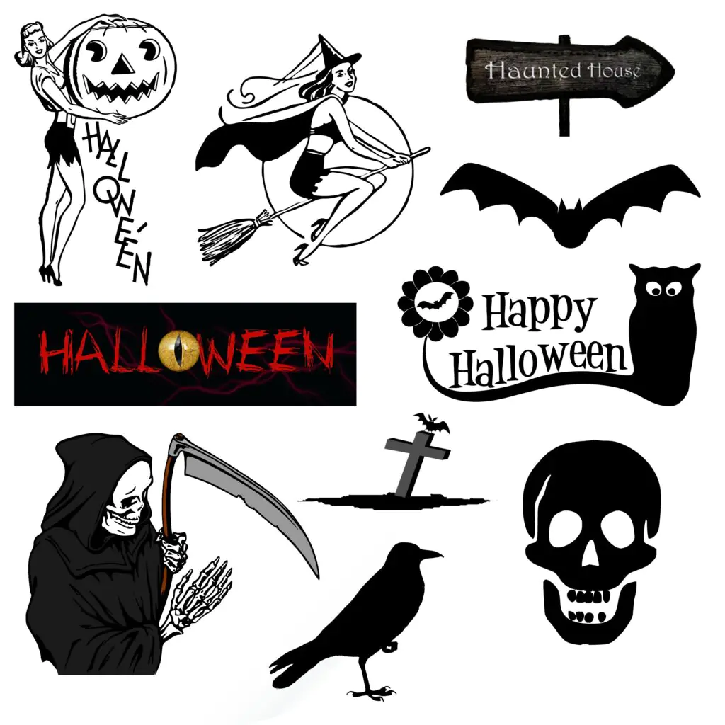 Halloween Image Collection Clipart