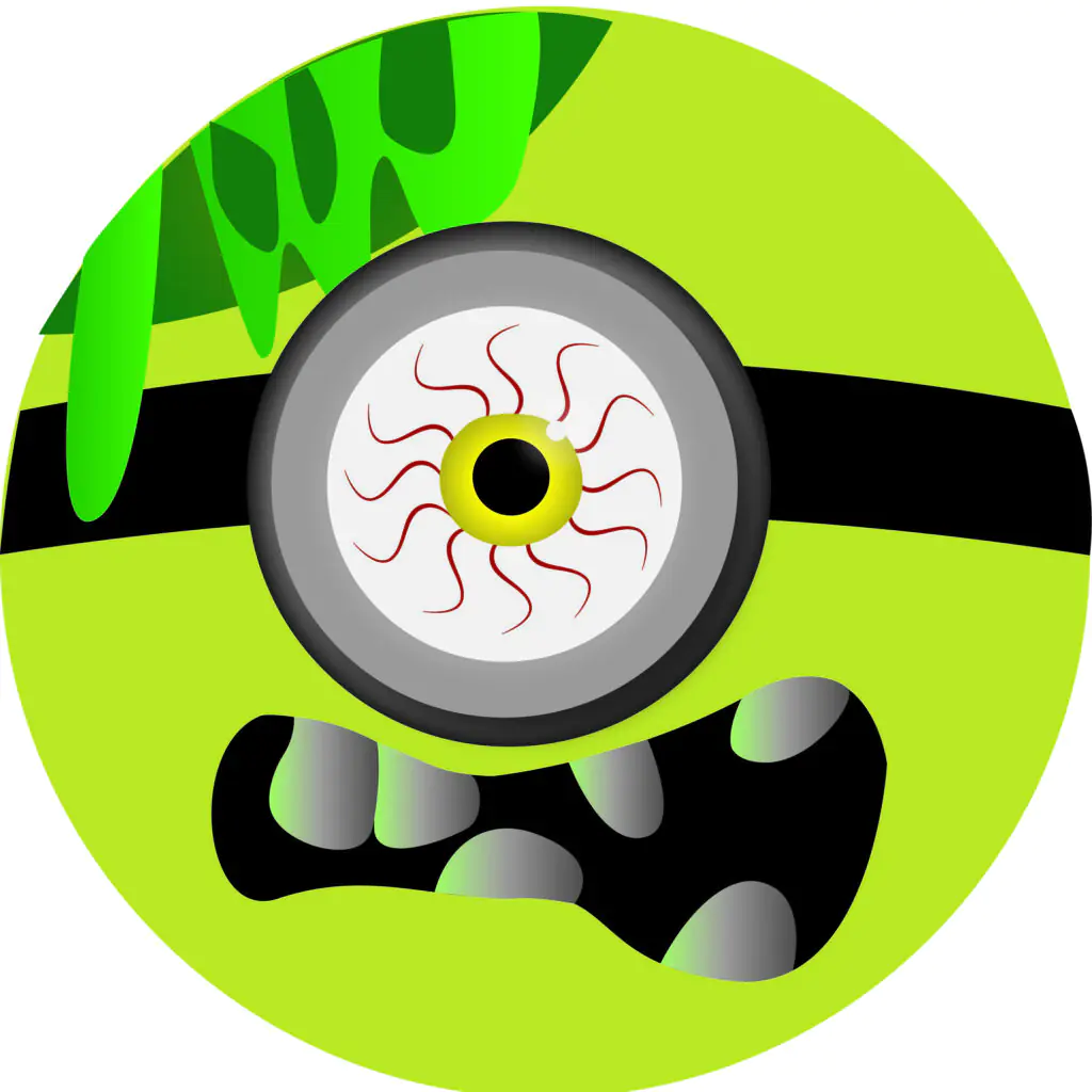 Halloween Minion Green Emoji | Halloween Clip Art