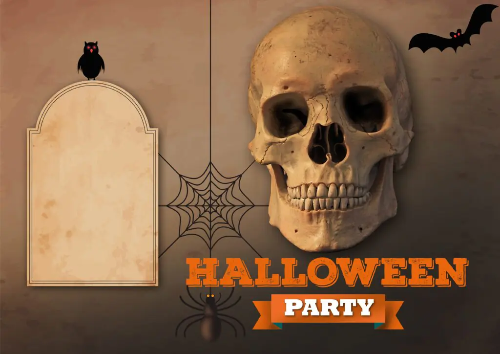 Printable Halloween Party Invitation Template