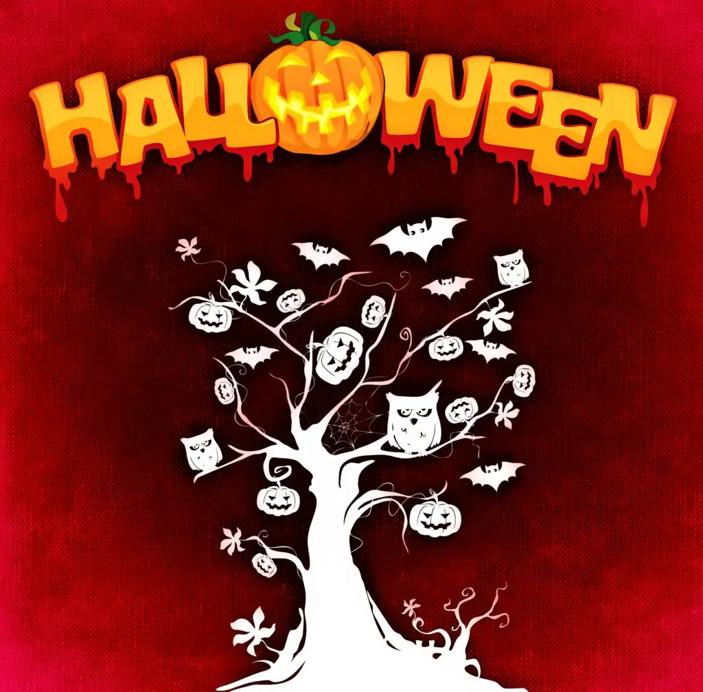 Halloween Tree Sign Halloween Printable