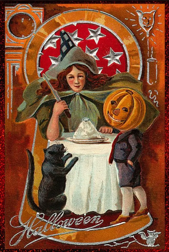 Vintage Witch Printable Halloween Poster