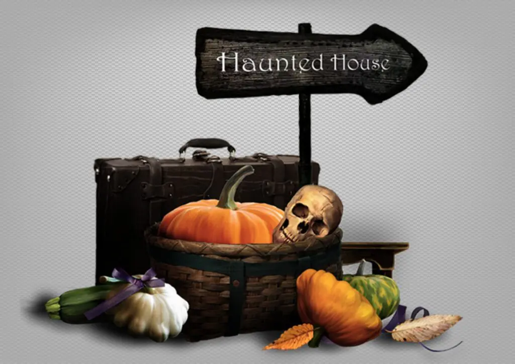 Haunted House Direction Sign Free Printable