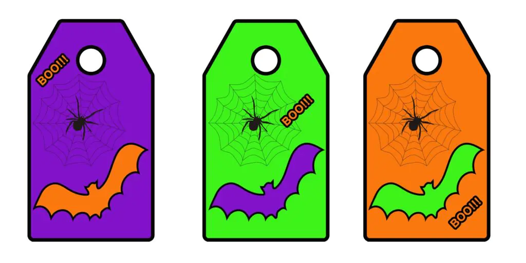 Printable Halloween Boo Bag Tags