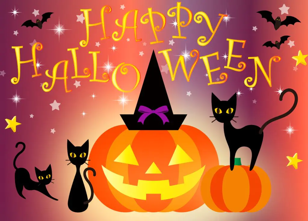 Printable Retro Happy Halloween Sign