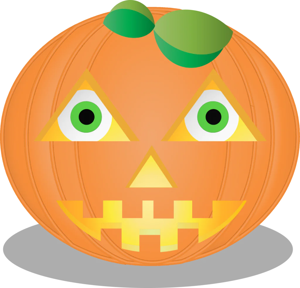 Pumpkin Smiley Halloween Emoji | Halloween Clip Art