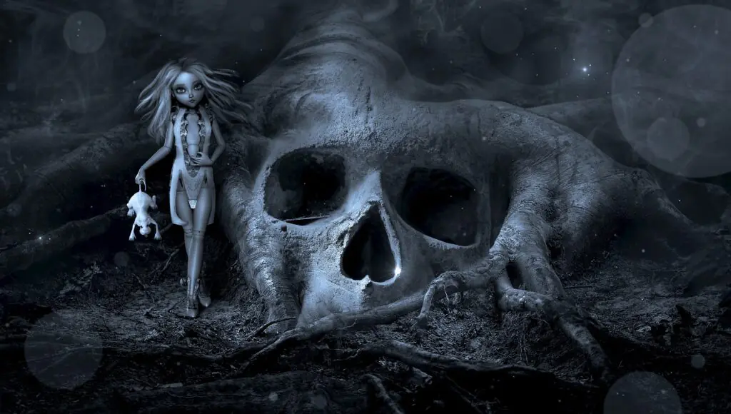 Skull Fantasy | Print Your Own Halloween Art 