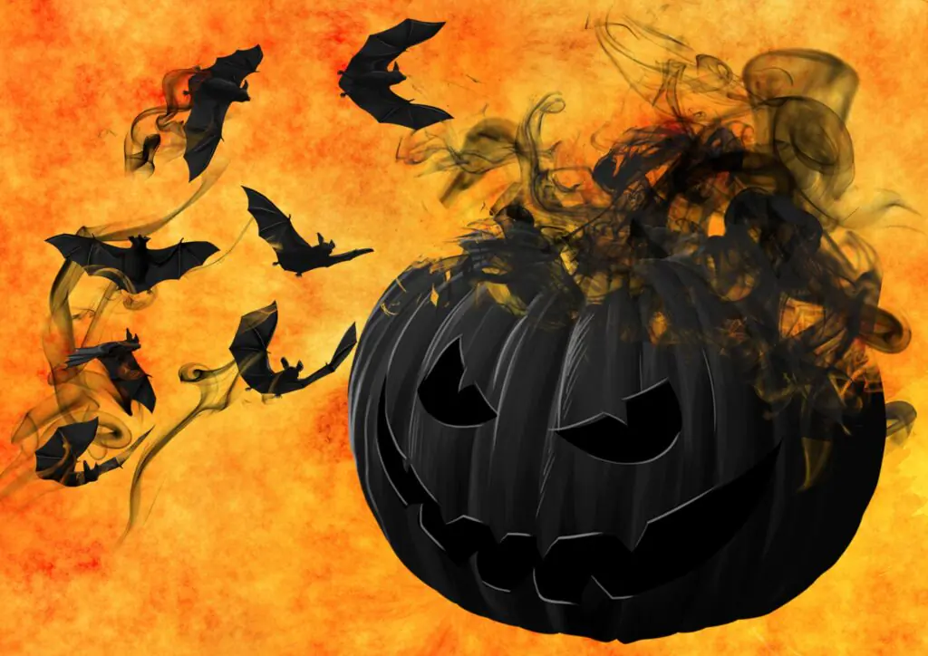 Smoking Black Pumpkin Free Halloween Printable
