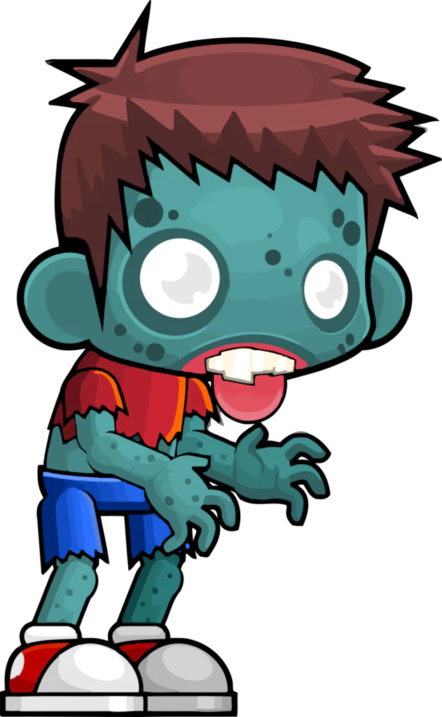 Zombie Boy Free Halloween Clipart