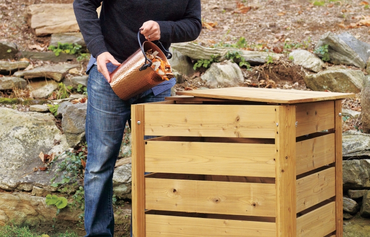 Basic Cedar DIY Compost Bin