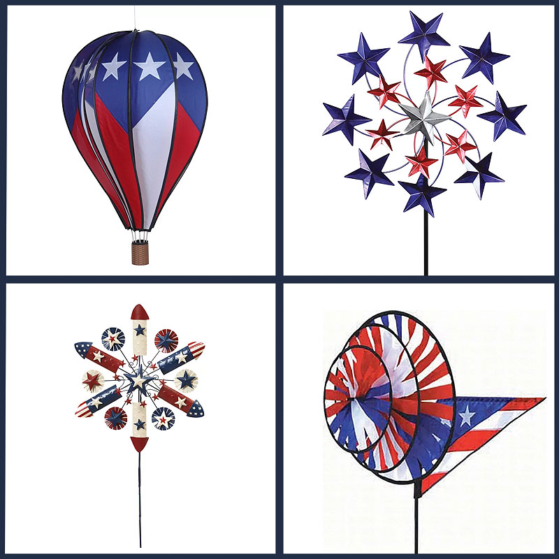 Patriotic 4th of July Spinners