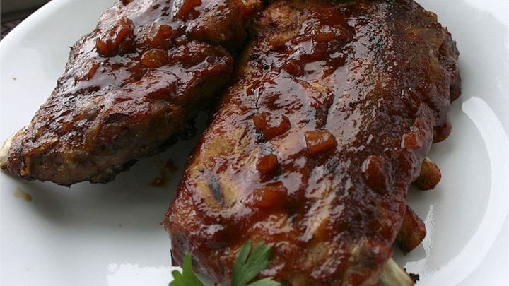 Scott Hibb's Whisky Grilled Baby Back Rib