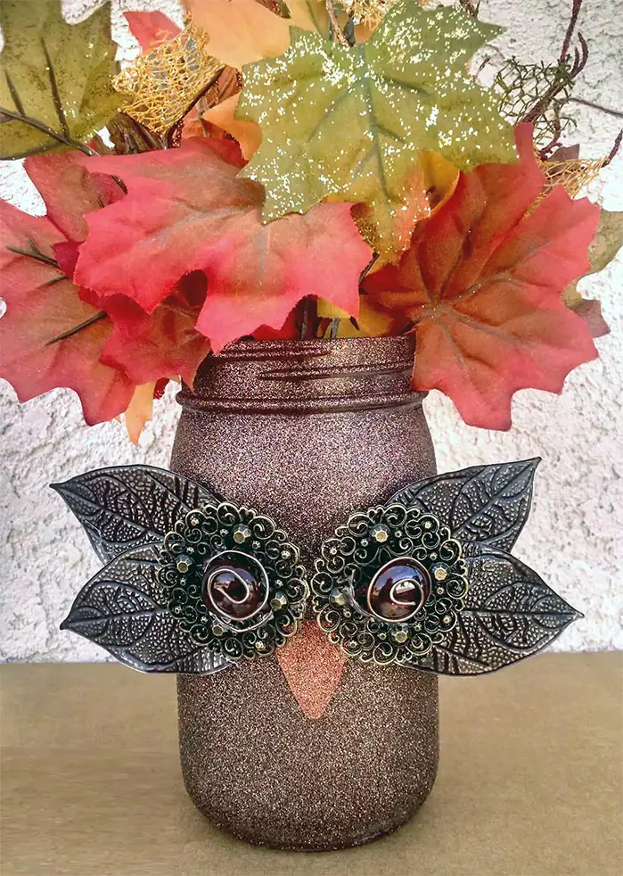 DIY Mason Jar Owl
