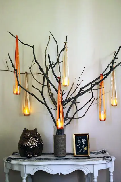 Fall Luminary Tree