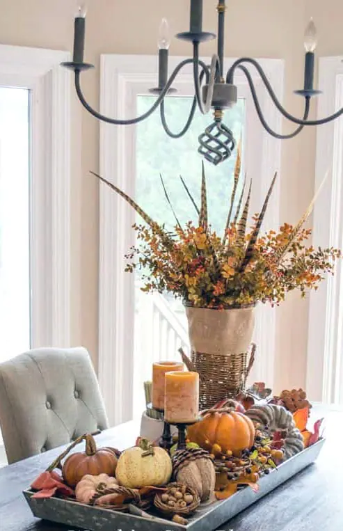 Farmhouse Fall Centerpiece