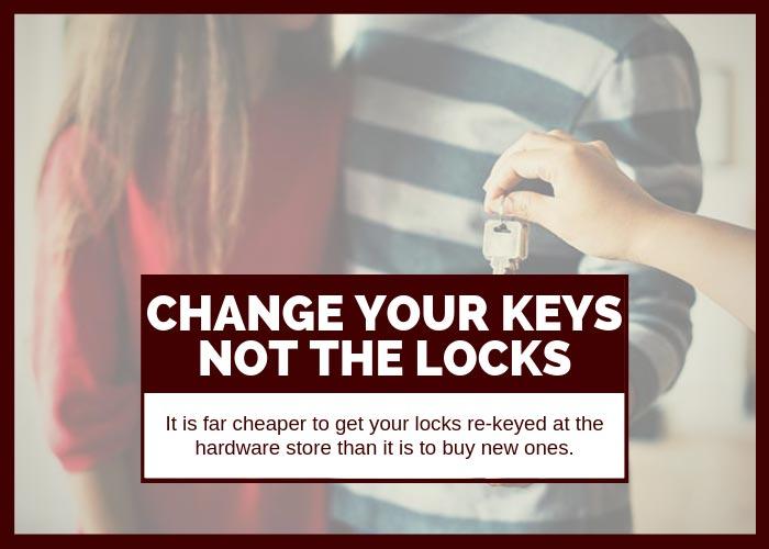 Moving Tip #18 Get Your Locks Re-Keyed Instead of Replacing Them