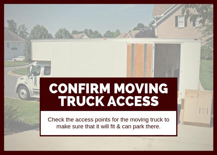 Moving Hack 5 Confirm Access Parking Moving Truck