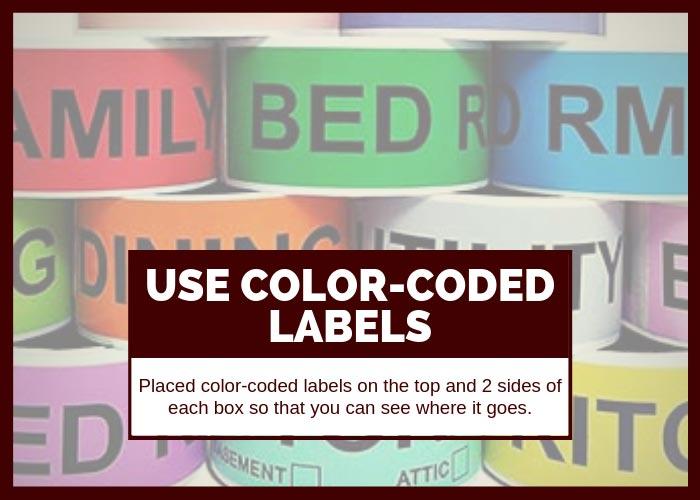 Moving Tip #8 Use Color Coded Labels
