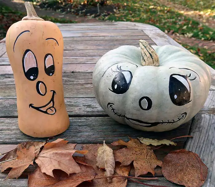 Painted Gourds & Pumpkins