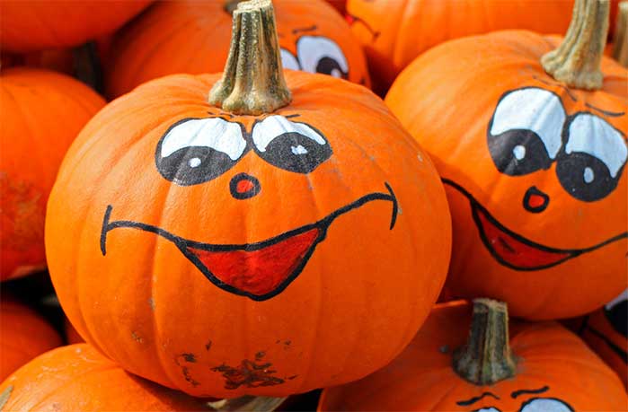Painted Pumpkin Faces