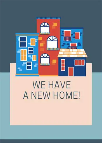 Free Printable Moving Card Template