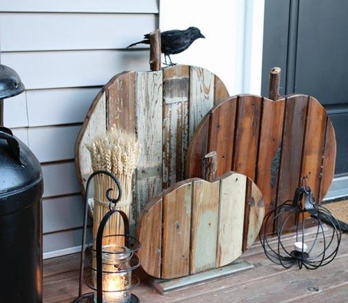 Reclaimed Wood DIY Pumpkins